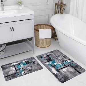 2 li Banyo paspas Takımı RVG5156 - TepeHome (1)