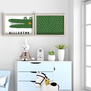 2 Parça Ahşap Çerçeveli Tablo - TepeHome