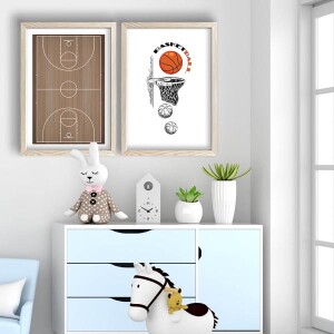 2 Parça Ahşap Çerçeveli Tablo - TepeHome