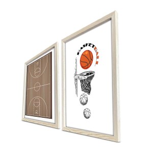 2 Parça Ahşap Çerçeveli Tablo - TepeHome (1)