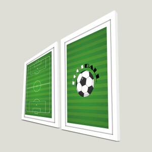 2 Parça Beyaz Çerçeveli Tablo - TepeHome (1)