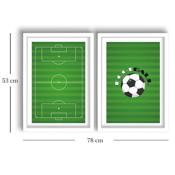 2 Parça Beyaz Çerçeveli Tablo - 3