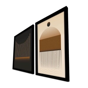 2 Parça Çerçeveli Tablo - TepeHome