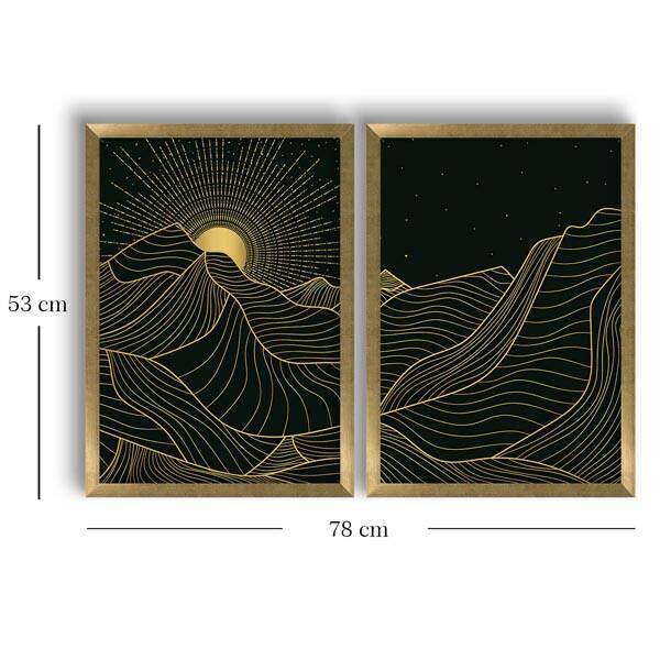 2 Parça Çerçeveli Tablo - 3