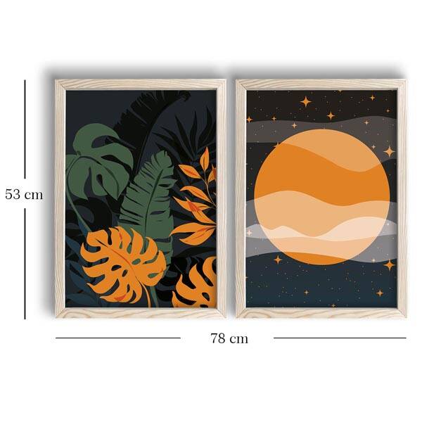 2 Parça Çerçeveli Tablo - 3