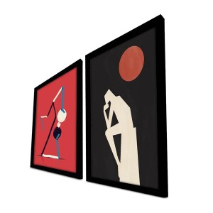 2 Parça Çerçeveli Tablo - TepeHome