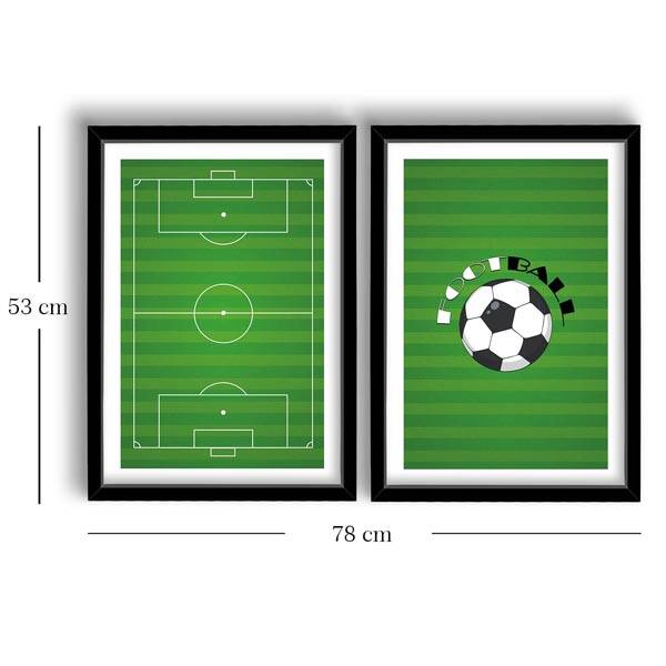 2 Parça Siyah Çerçeveli Tablo - 3