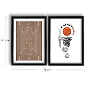 2 Parça Siyah Çerçeveli Tablo - 3