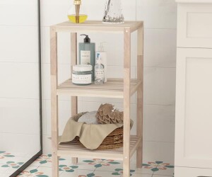 3 Katlı Banyo Rafı Fsc Acia Orgnic White - TepeHome (1)