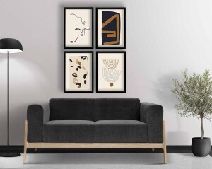 4 Parça Çerçeveli Tablo - TepeHome (1)