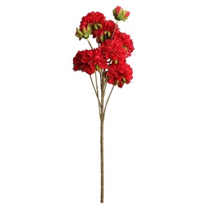9Lu Bodur Kasımpatı Dalı 45 Cm Kırmızı - TepeHome