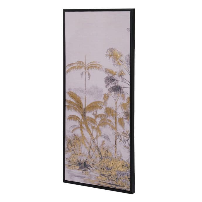 TH Altın Varaklı Tablo 42X102Cm 2
