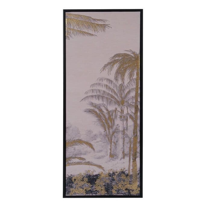 TH Altın Varaklı Tablo42X102 Cm 1