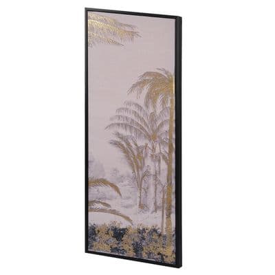 TH Altın Varaklı Tablo42X102 Cm 2
