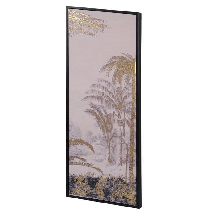 TH Altın Varaklı Tablo42X102 Cm 2