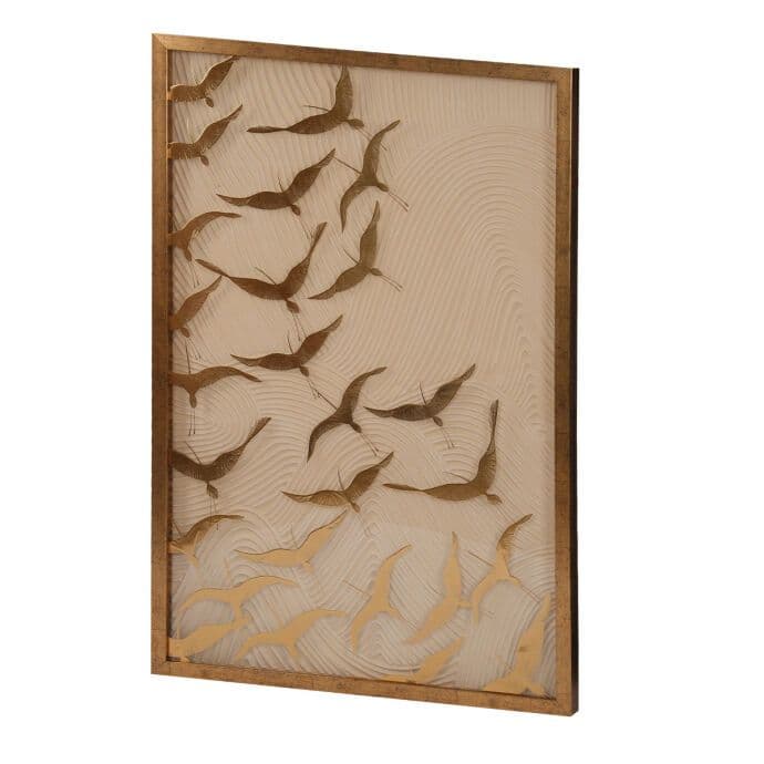 TH Altın Varaklı Tablo77X117 Cm 1