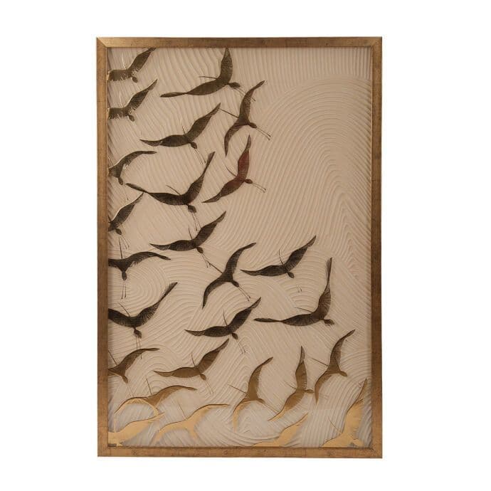 TH Altın Varaklı Tablo77X117 Cm 2