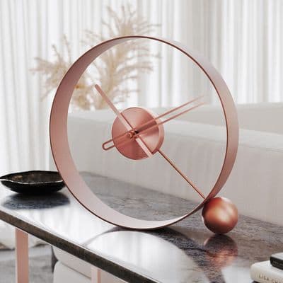 Endless Rose Gold Dekoratif Masa Saati 2