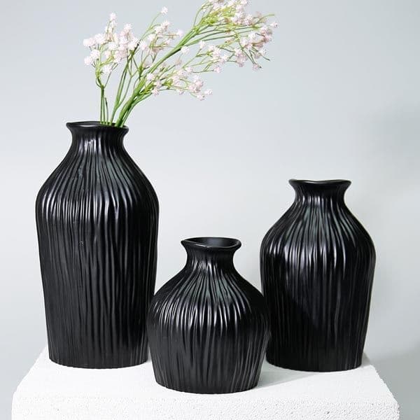 Dublin Küçük Vazo Siyah 3