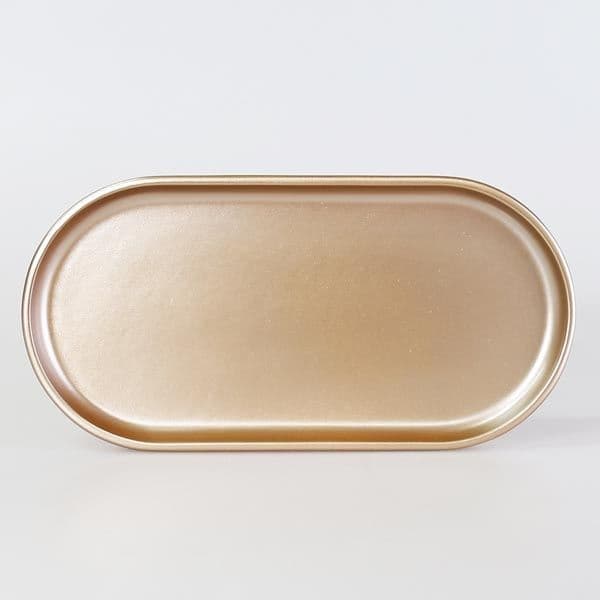 Victoria Oval Tepsi Küçük Vizon 3