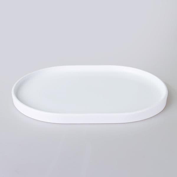 Victoria Oval Tepsi Büyük Beyaz 3