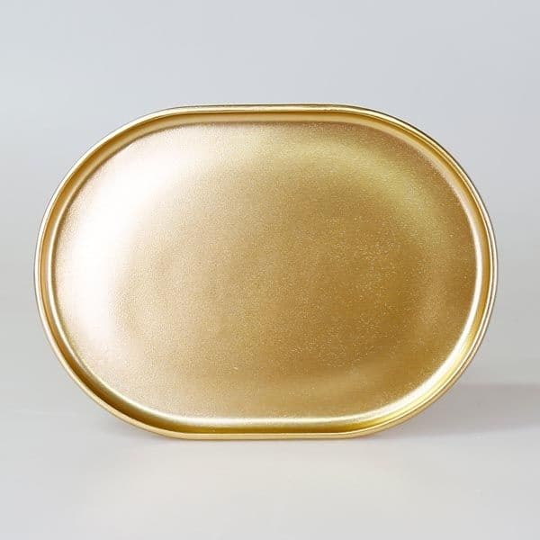 Victoria Oval Tepsi Büyük Altın 3