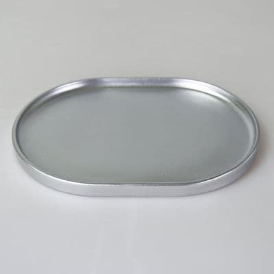 Victoria Oval Tepsi Büyük Gümüş 2