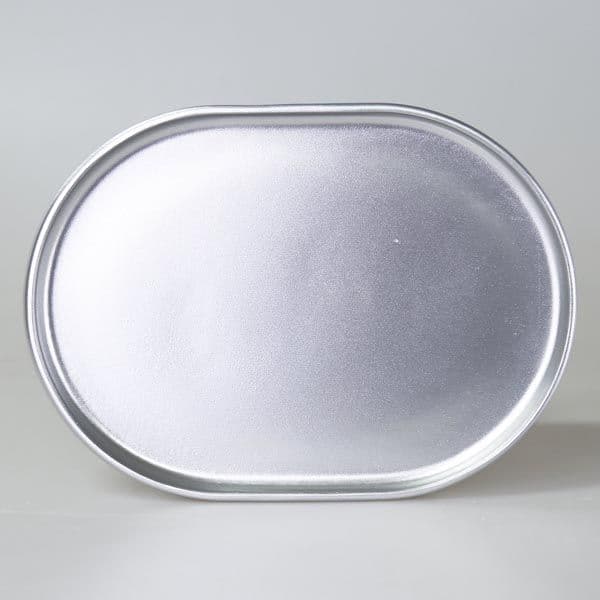 Victoria Oval Tepsi Büyük Gümüş 3