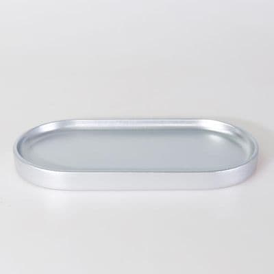 Victoria Oval Tepsi Küçük Gümüş 2
