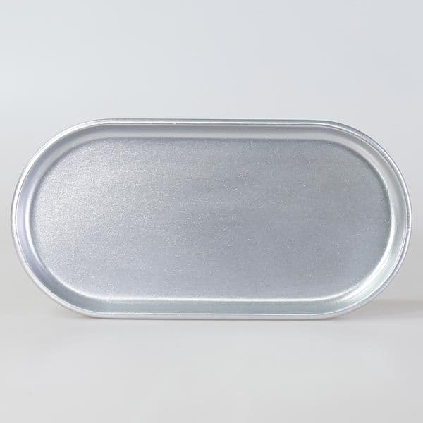 Victoria Oval Tepsi Küçük Gümüş 3