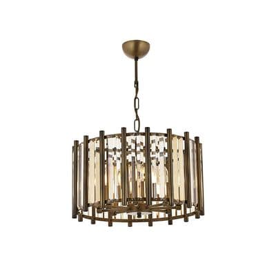 Kristal Camlı  Eskitme Modern Avize  Avize 2
