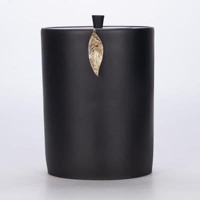 Leaf Çöp Kovası Siyah Altın 2