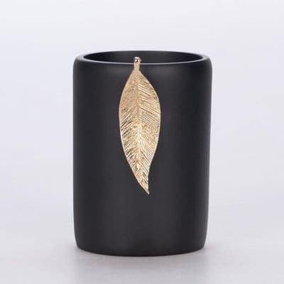 Leaf Diş Fırçalık Siyah Altın 2