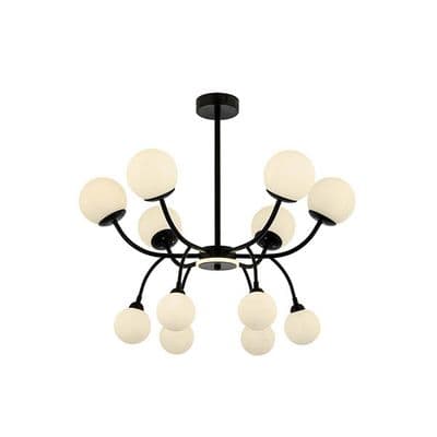 Çoklu Küre Cam Detaylı Modern Avize 2