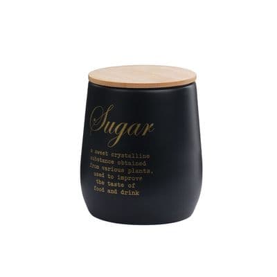 TH Galvaniz Bambu Kapaklı Sugar Saklama Kutu 2