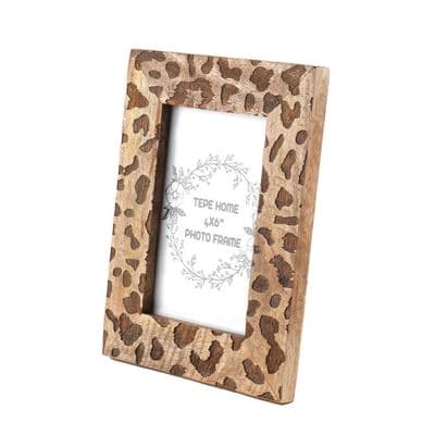 TH Natural Leopar Fotoğraf Çerçevesi 4X6 2