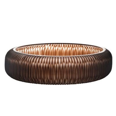 TH Cam Dekoratif Tabak Brown 36x36x9 Cm 2
