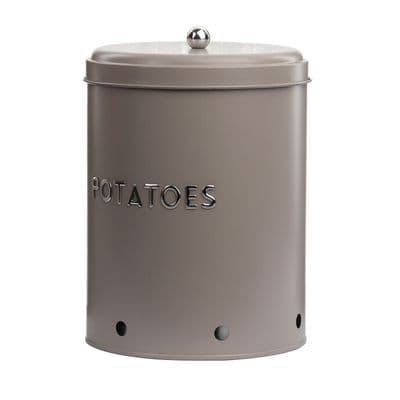 TH Galvaniz Metal Gri Potato Kutusu 2