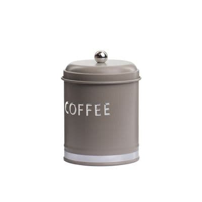 TH Galvaniz Metal Gri Coffee Saklama Kutusu 2