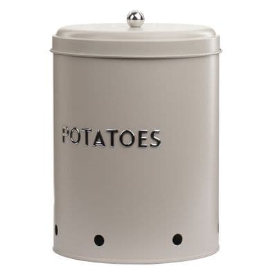TH Galvaniz Metal Krem Potato Kutusu 2