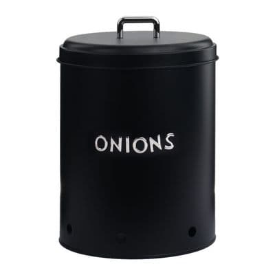 TH Galvaniz Metal Siyah Onıon Kutusu 2