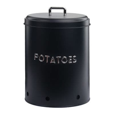 TH Galvaniz Metal Siyah Potato Kutusu 2