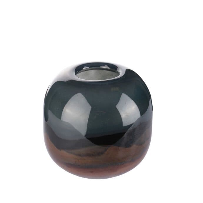 TH Vazo Brown Cam Amber 14X14X12 Cm 2