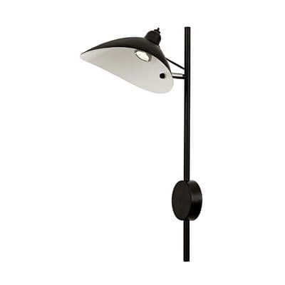 Siyah Oval Başlıklı Metal Aplik 2