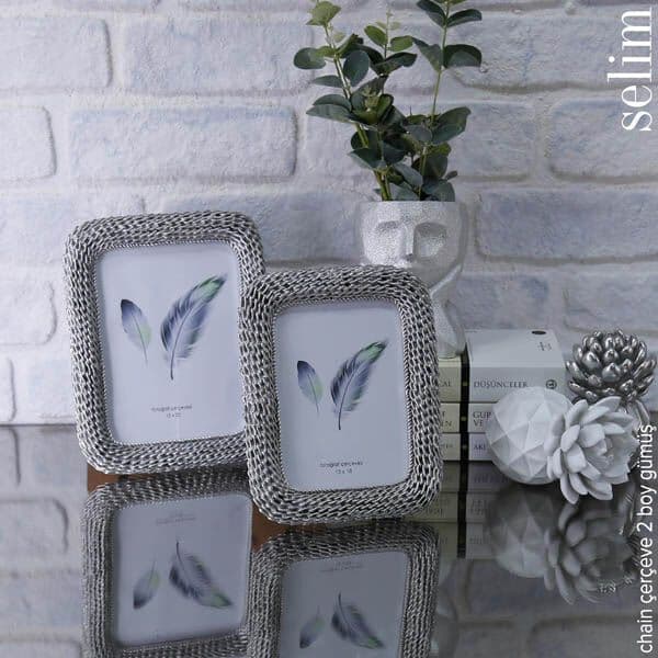 Chain Çerçeve Gümüş 4