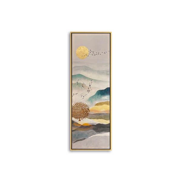 Çerçeveli Yağlı Boya Tablo 40X120 Cm 3