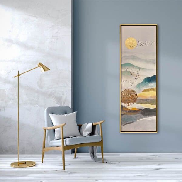 Çerçeveli Yağlı Boya Tablo 40X120 Cm 4