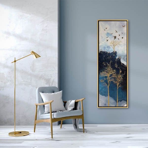 Çerçeveli Yağlı Boya Tablo 40X120 Cm 4