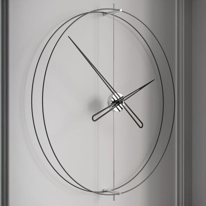 Timelesssimple90 Silver Duvar Saati 3