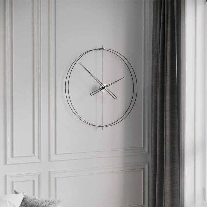 Timelesssimple90 Silver Duvar Saati 4